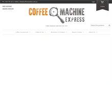 Tablet Screenshot of coffeemachine.com.au